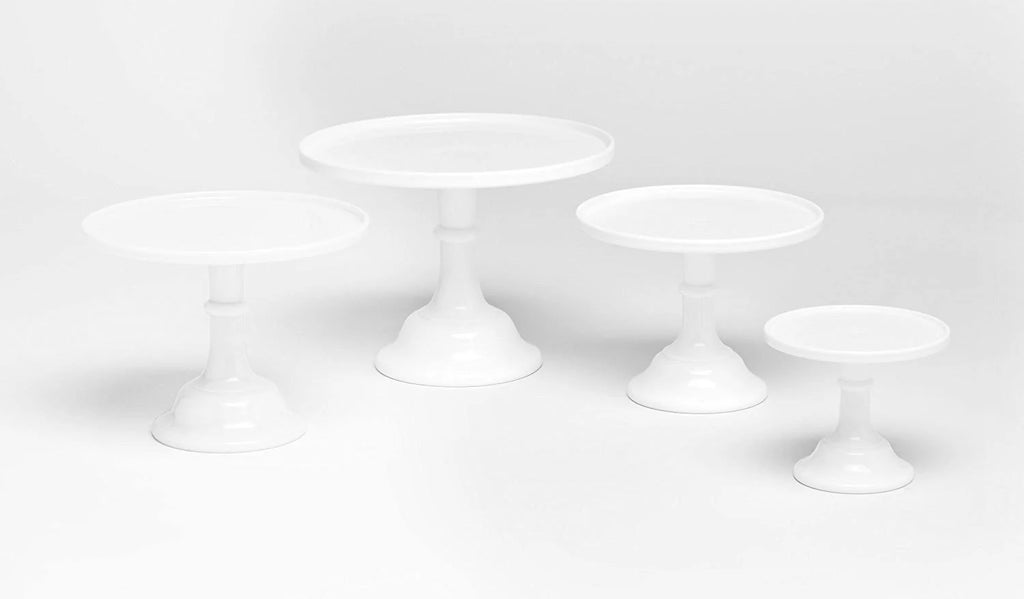 Milk White Glass Cake Stand C2883