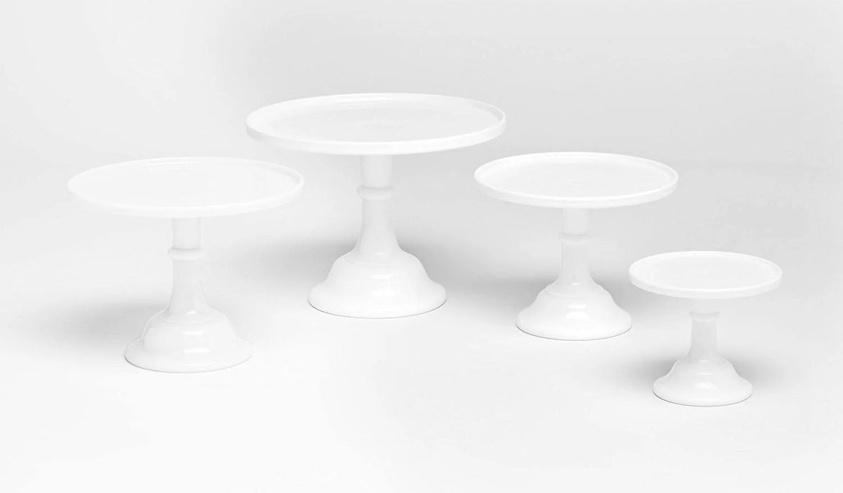 Milk White Glass Cake Stand C2883