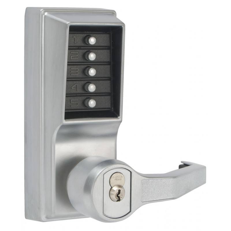 Mechanical Keyless Pushbutton Combination Door Lock with Lever Y7542