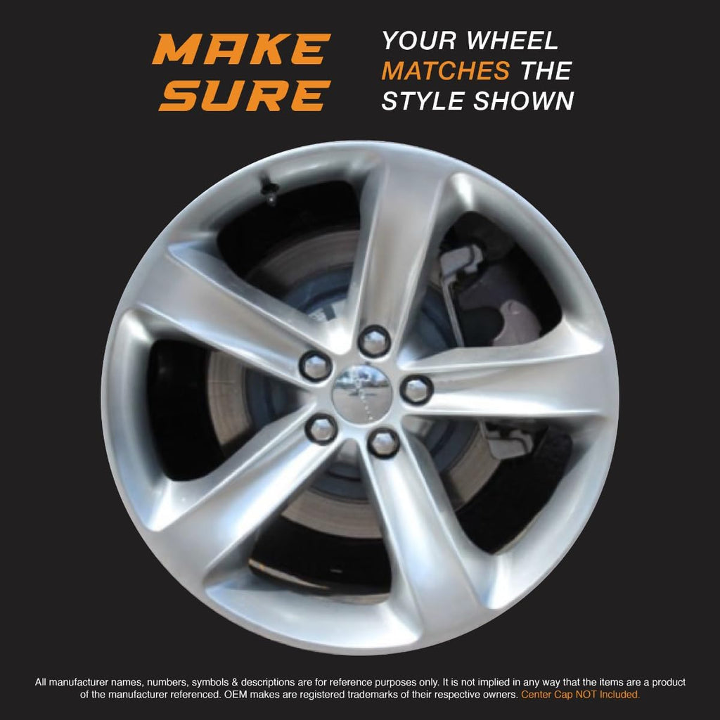 20" Gloss Black Wheel Skin Set ABS Plastic Q77652