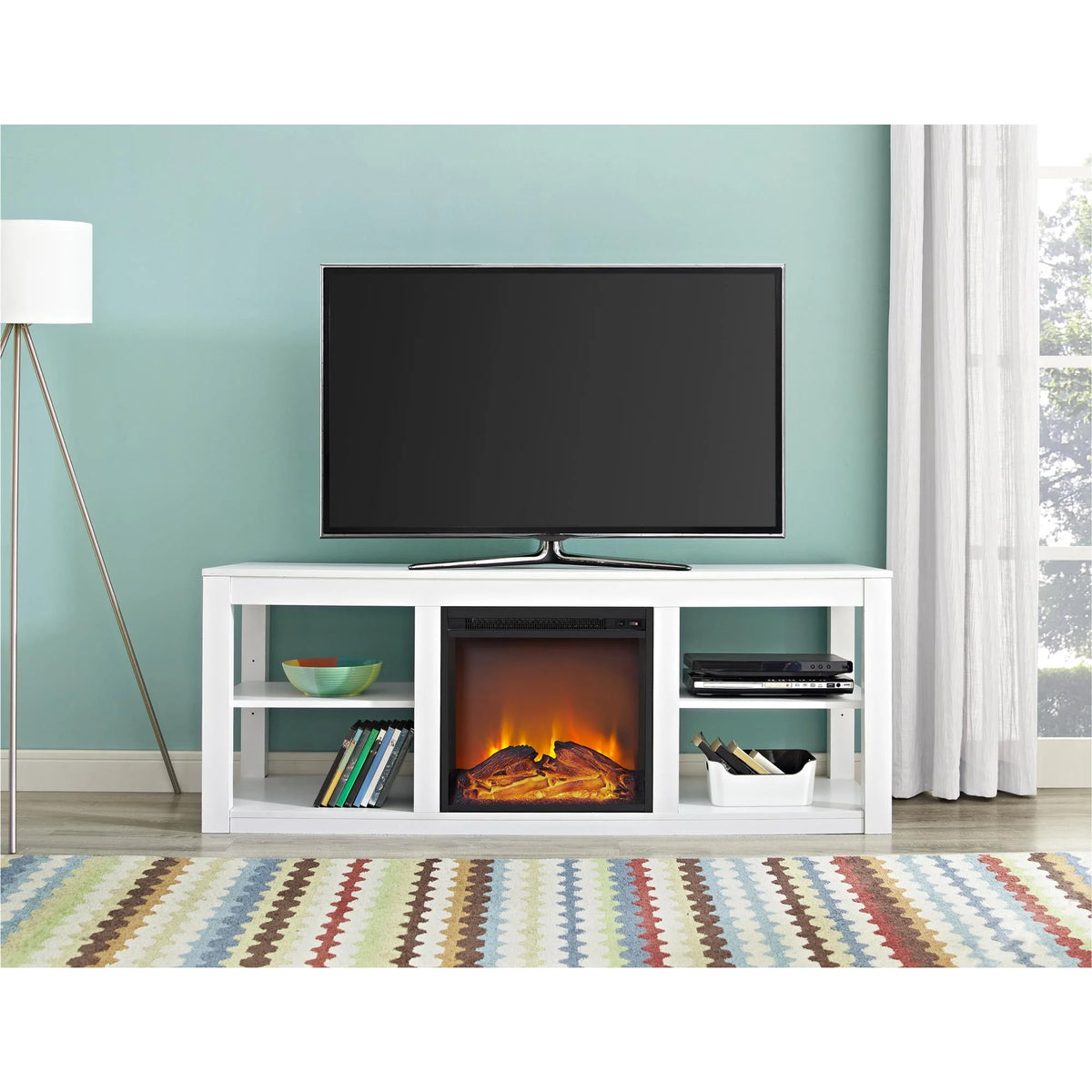 65" Console Fireplace S45202