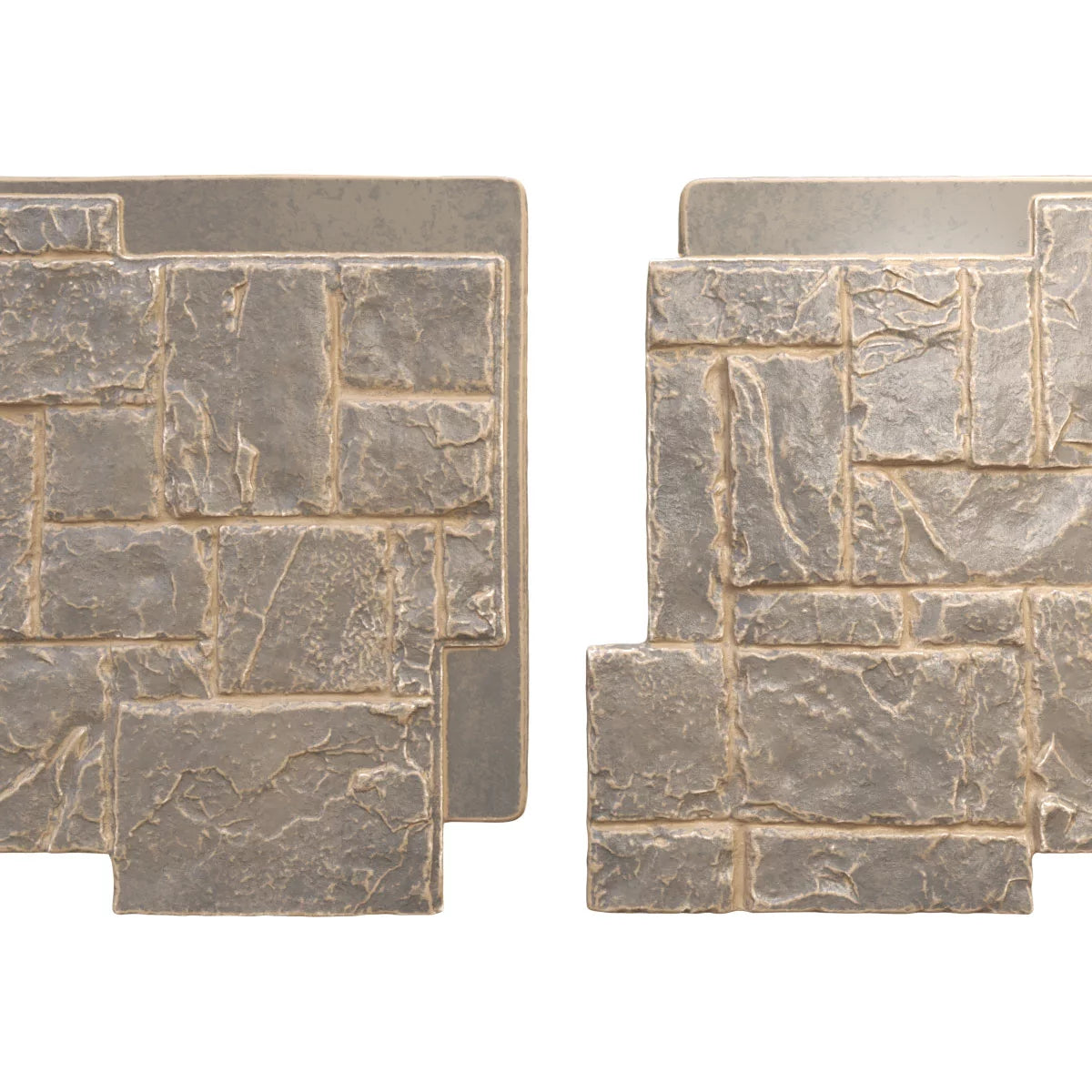 49"W x 24 1/2"H x 1 1/4"D Faux Stone Siding Panel G34709