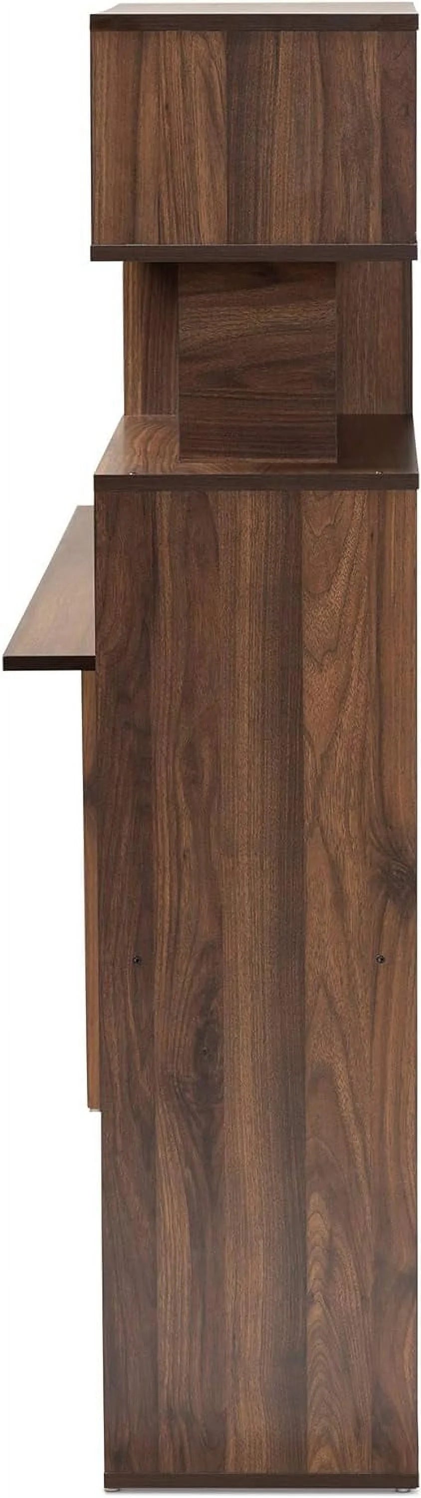 Walnut Brown Desk L609
