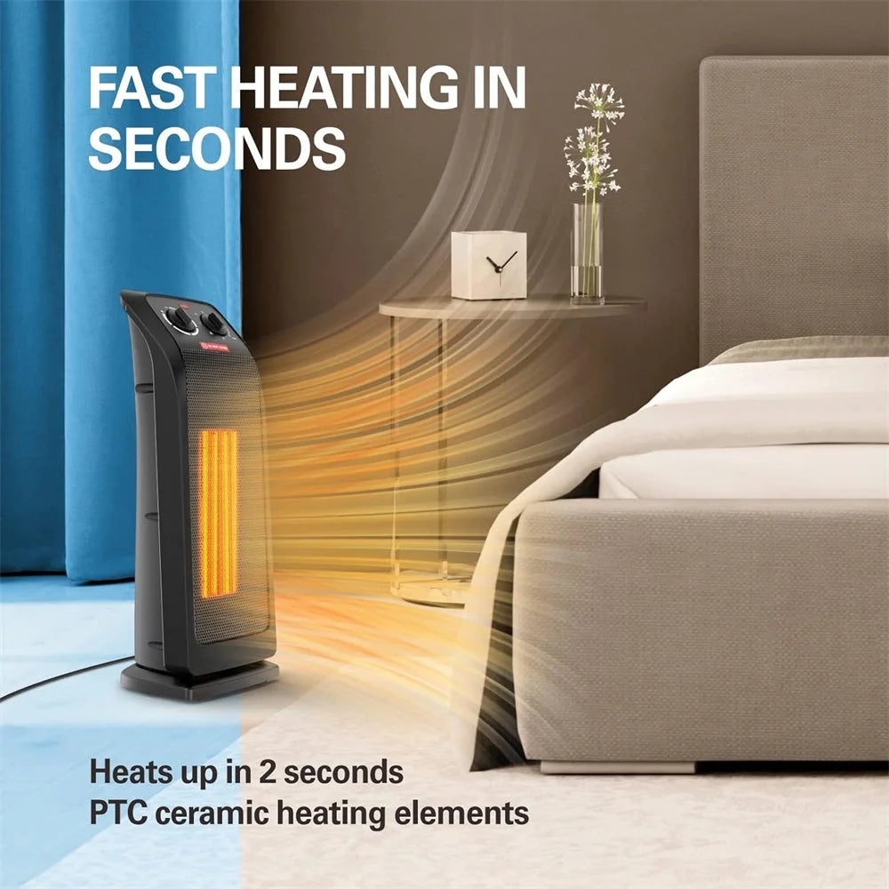 1500W Ceramic Electric Tower Heater K81606