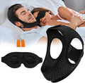 Adjustable Breathable Anti Snoring Chin Strap with Eye Mask Z2805