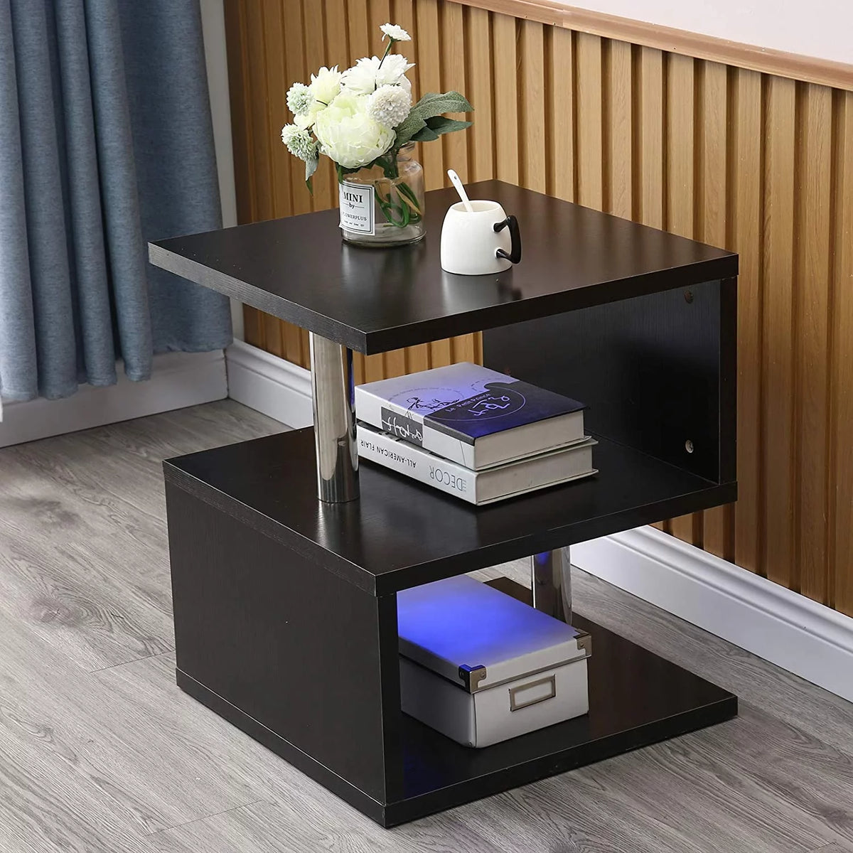 S-shaped LED Coffee Table N4354