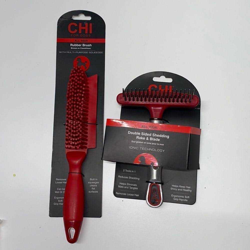 Double Sided Shedding Rake and Blade Dog Tool B742899