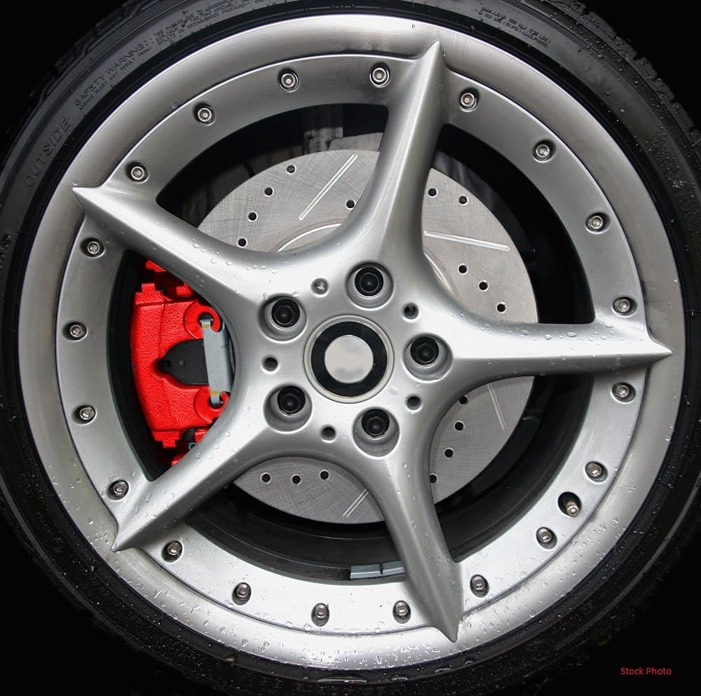 Front and Rear 4 Ceramic Brake Calipers and Pads Kit D924