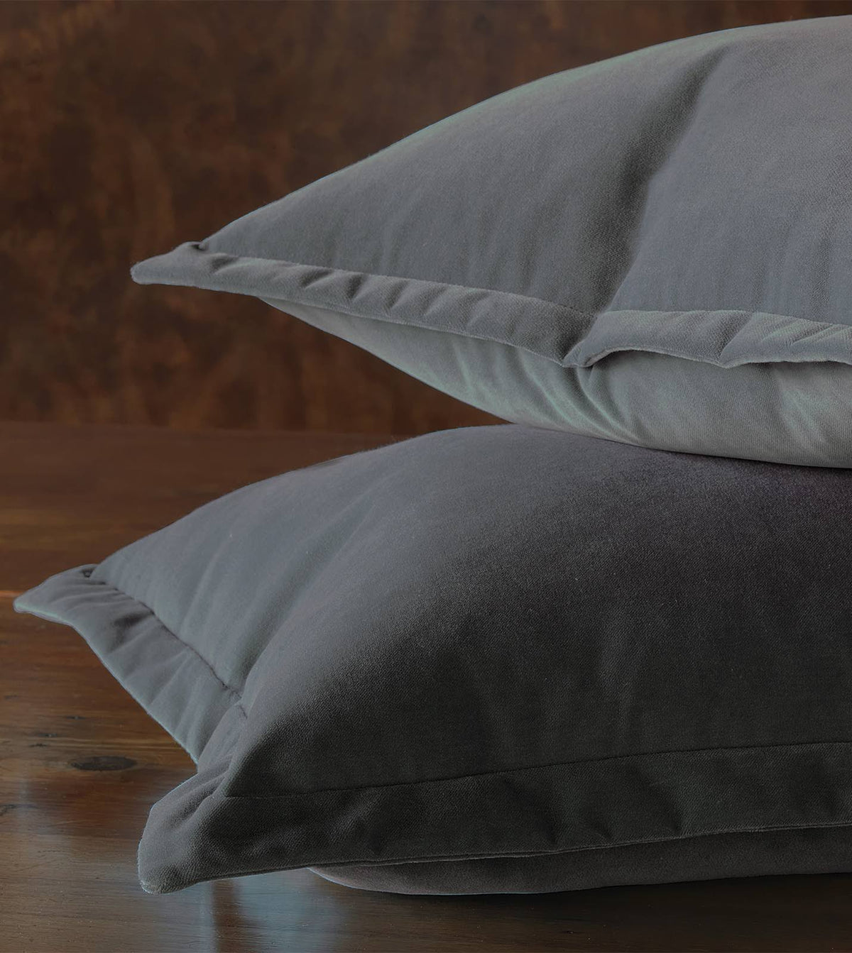 Charcoal Polyester Zip Sham N7899