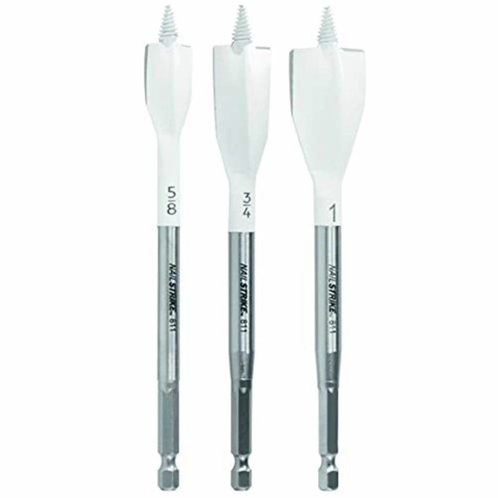 3 pc. Wood-Boring Spade Bit Set V9014