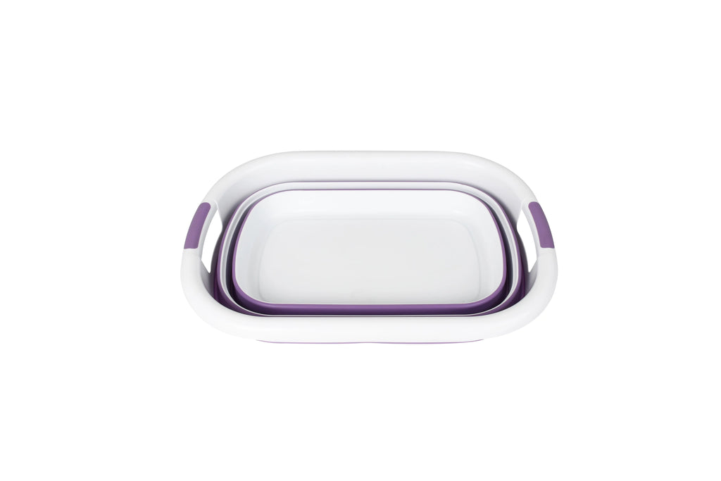 2-Pack Collapsible Plastic Laundry Baskets C953
