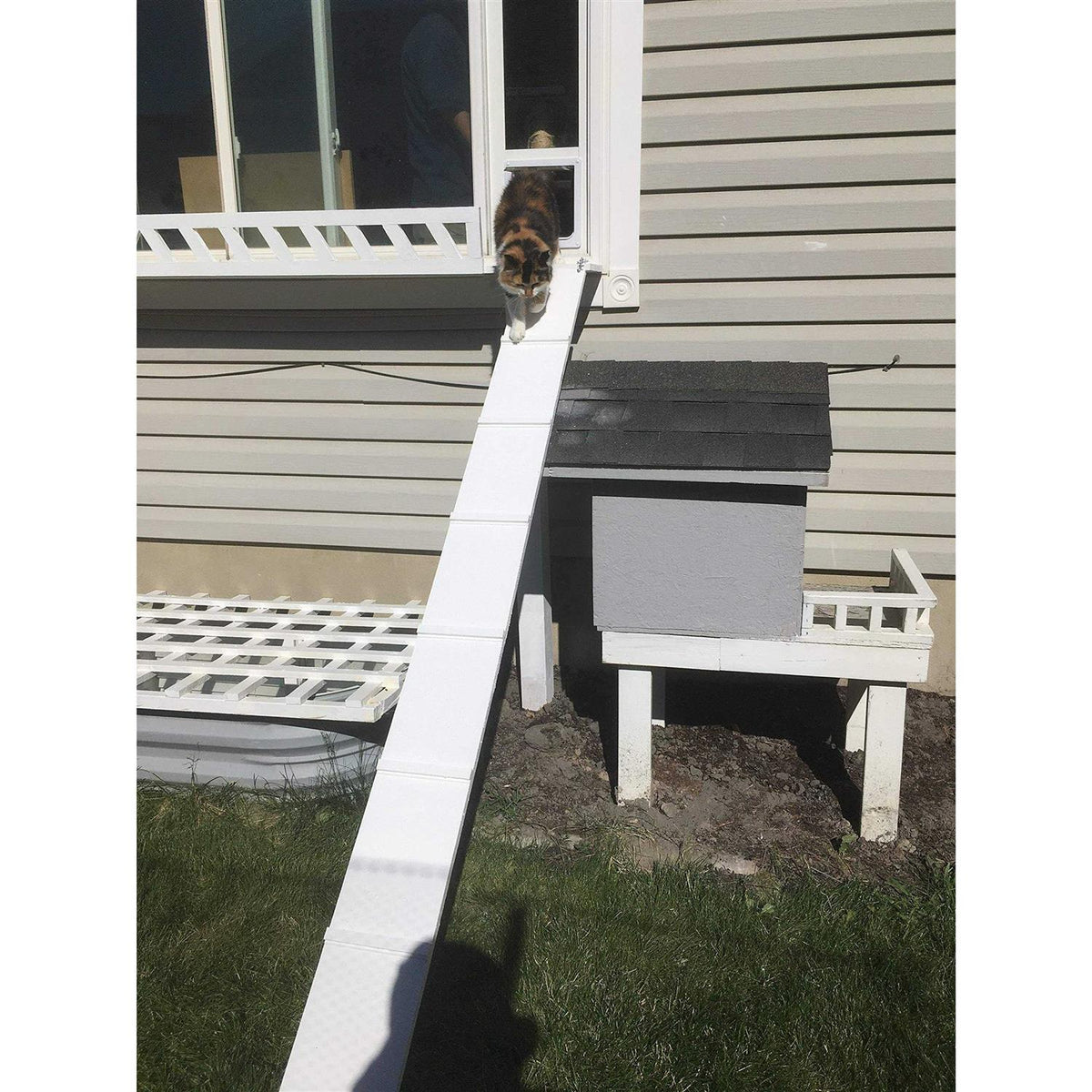Cat Door for Horizontal Sliding Windows N29988