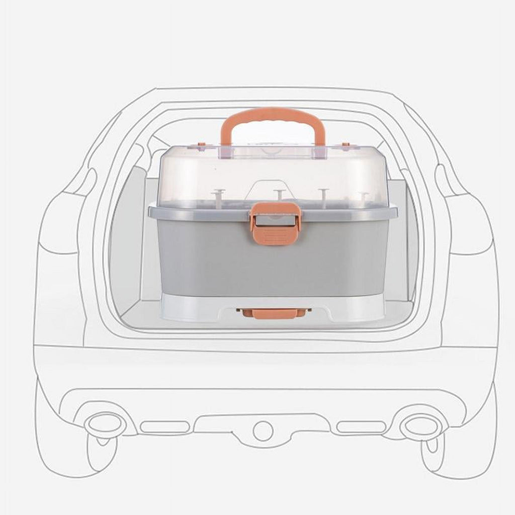 Baby Bottle Drying Rack with Drainer Tray L5716