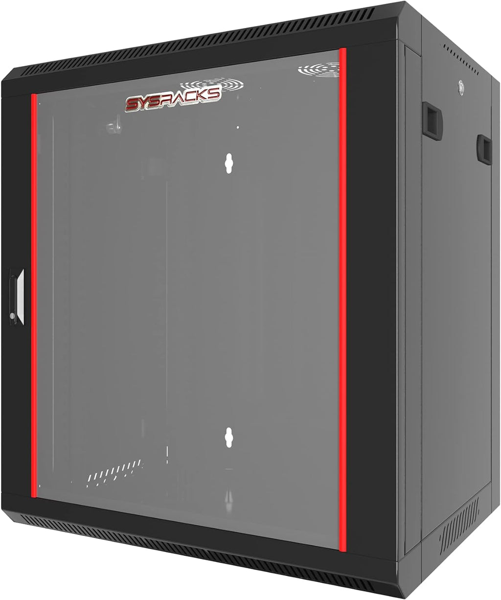 12U 24-Inch Depth Locking Server Cabinet H127