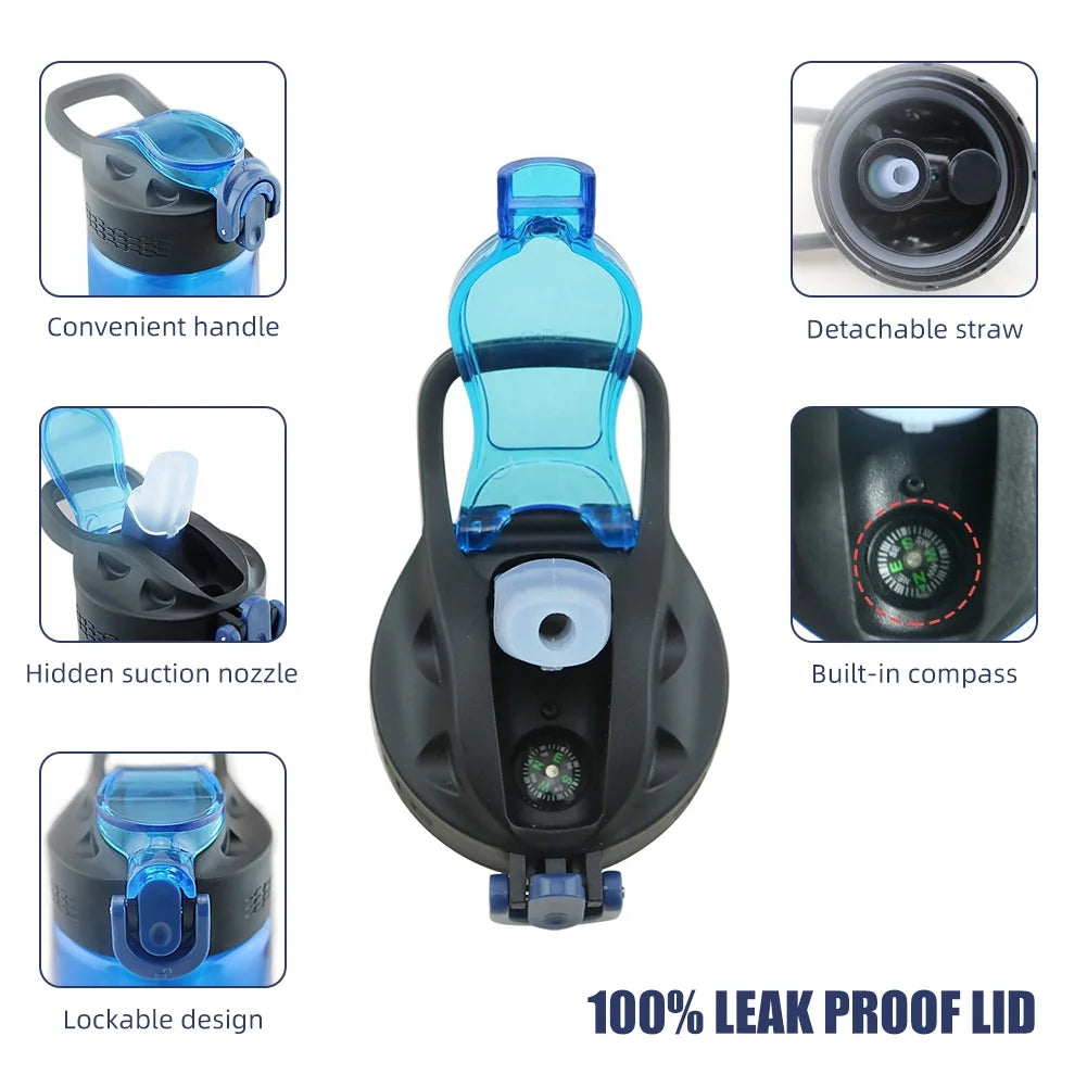 Blue Tritan Water Filter Bottle I527618