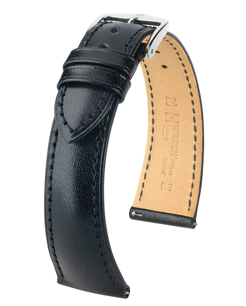 Black Leather Watch Strap B474749