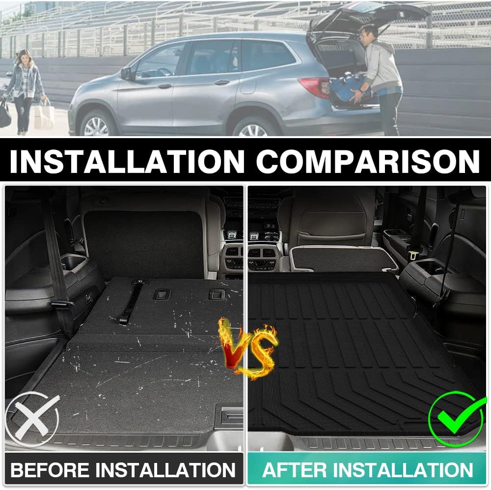 Custom Fit Cargo Liner and Trunk Mat Pack of 2 L8017