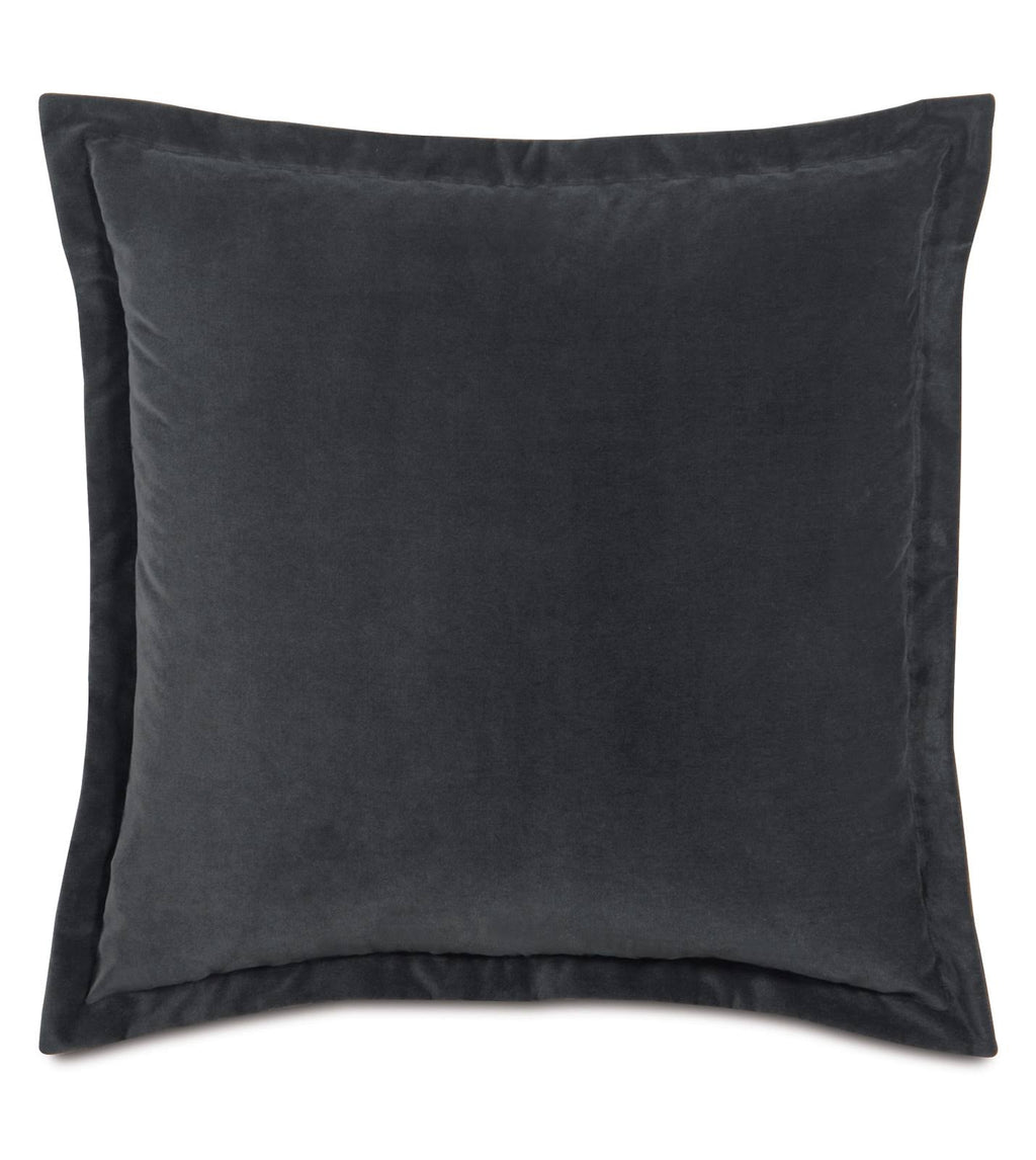 Charcoal Polyester Zip Sham N7899