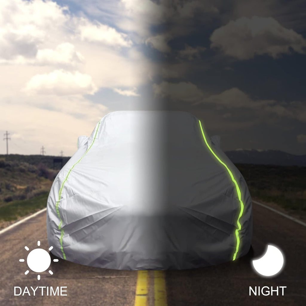 Waterproof All Weather Car Cover with Zipper A2833