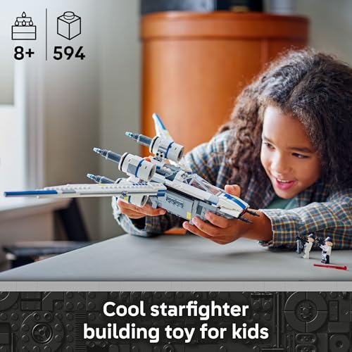 LEGO Star Wars Rebel U-Wing Starfighter Building Set with Cassian Andor, Dedra Meero and K-2SO, Ages 8+, 75399 K762