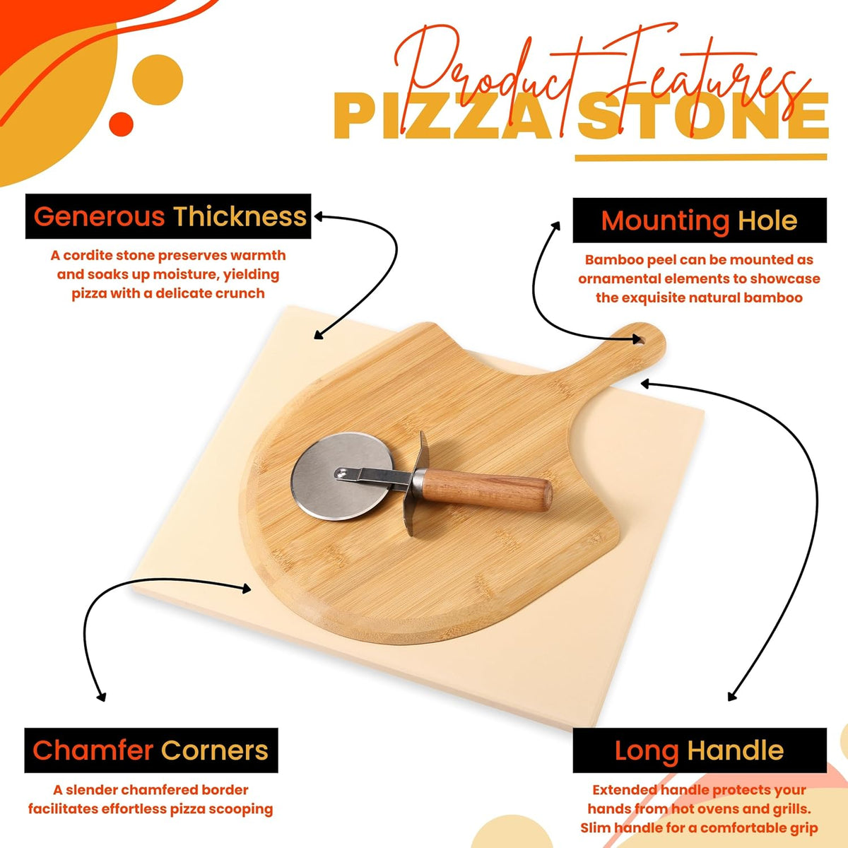 Pizza Stone Set of 3 P875