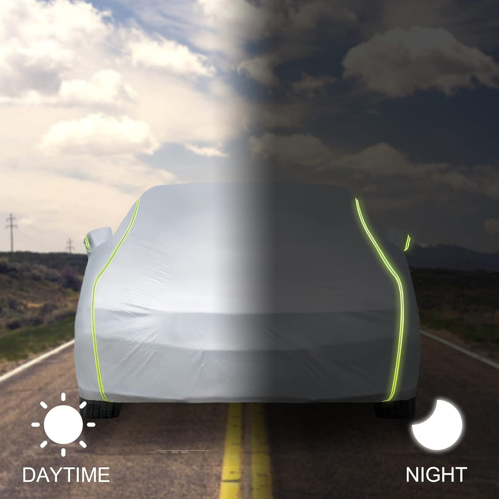 Waterproof All Weather Car Cover with Zipper A2833