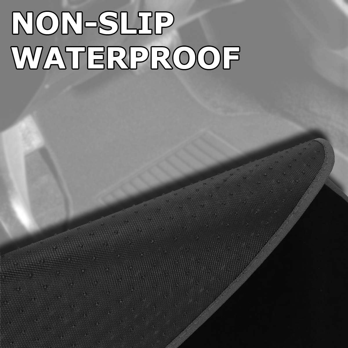 4 Piece Black All Weather Car Floor Mats C534