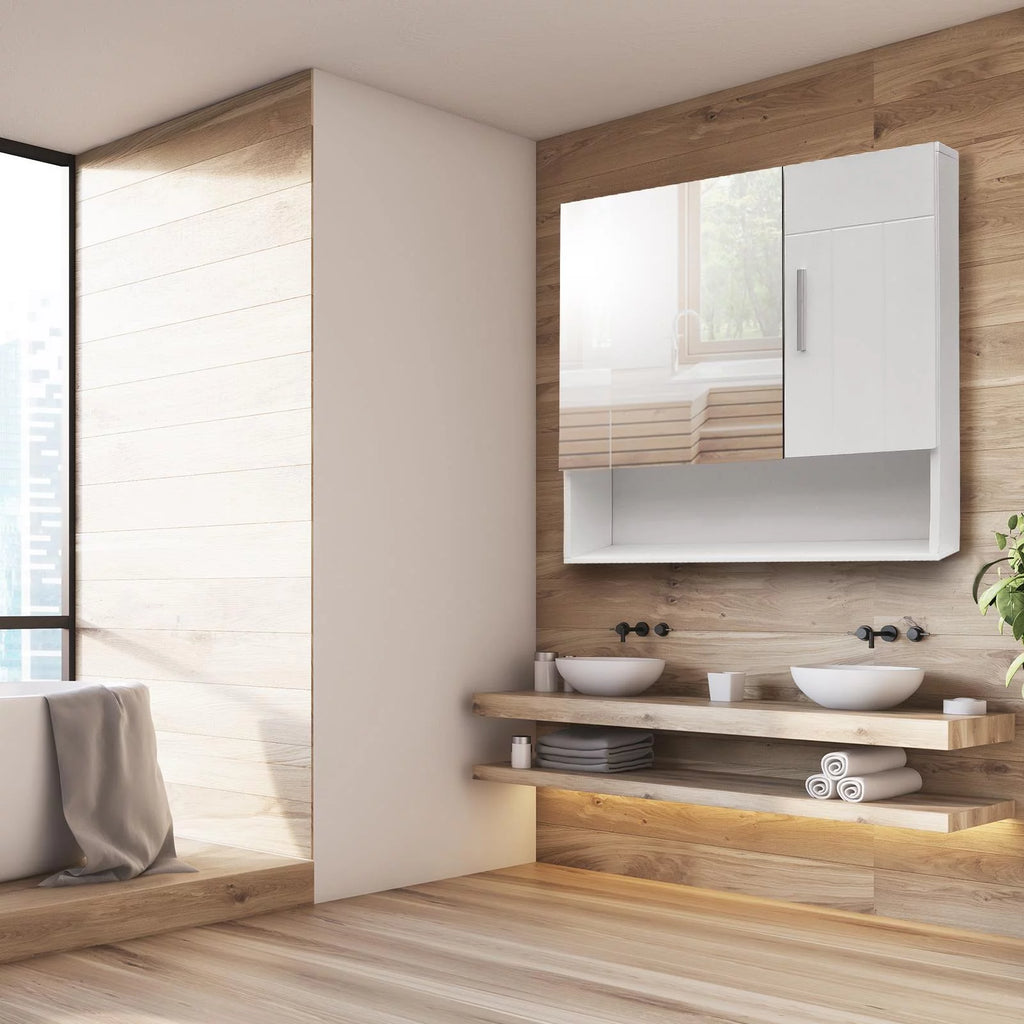 White Wall Mount Bathroom Cabinet K9832