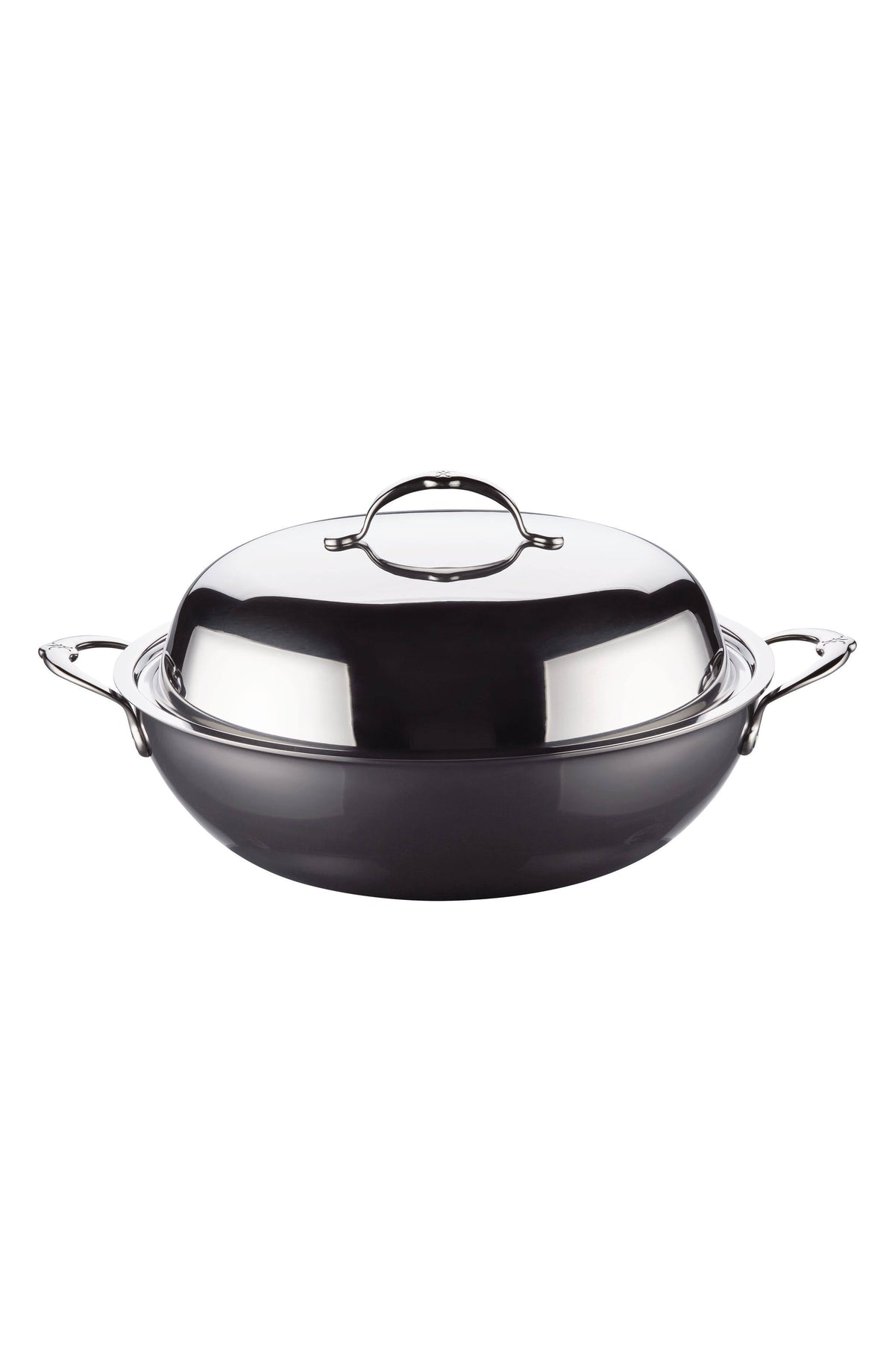 Stainless Steel Covered Wok H622