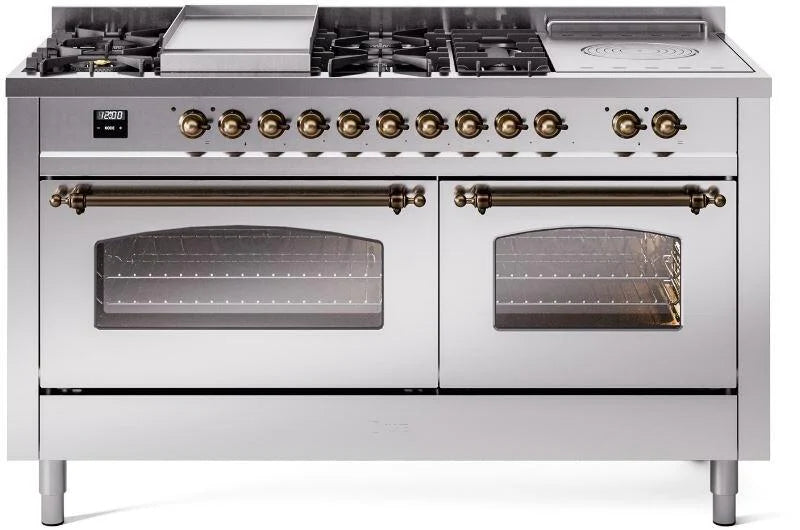 60 Dual Fuel Propane Gas Range Stainless Steel G326