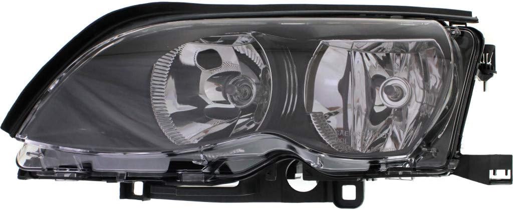 Headlight Assembly Driver Side Halogen with Bulbs A84811