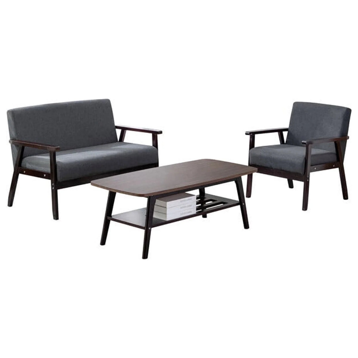 Art Deco Loveseat Chair Set U653