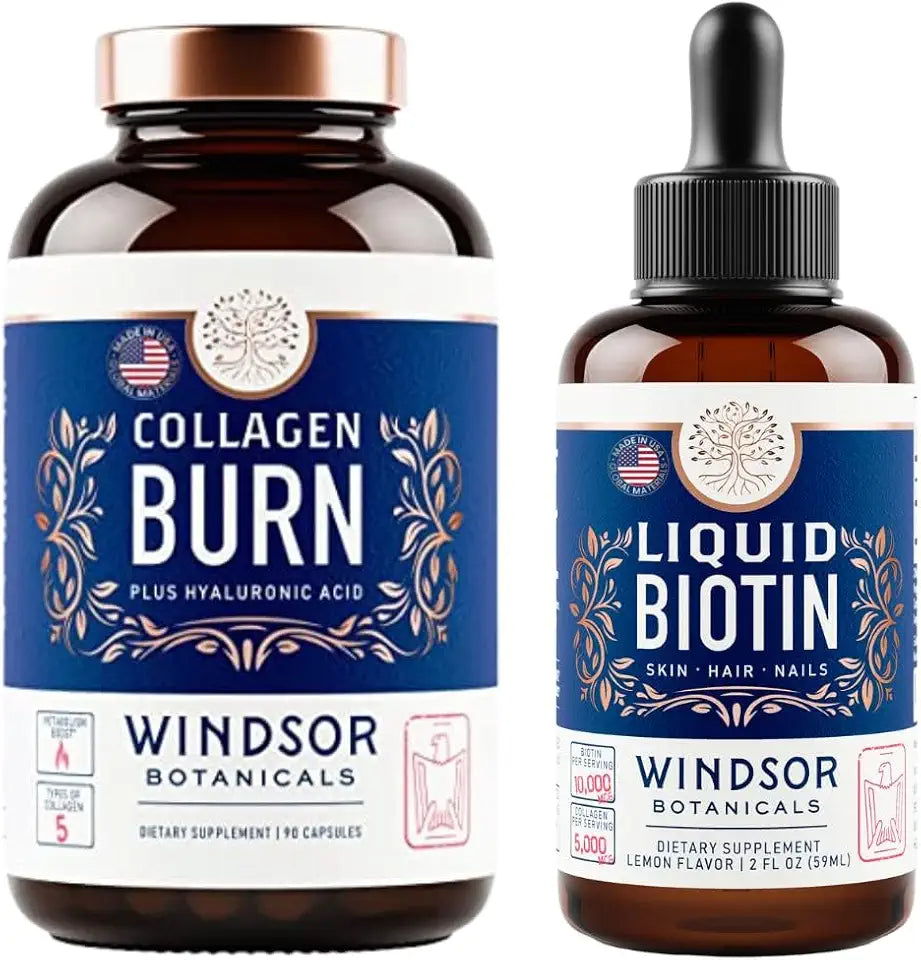Multi Collagen Burn and Liquid Biotin Plus Collagen Bundle K787