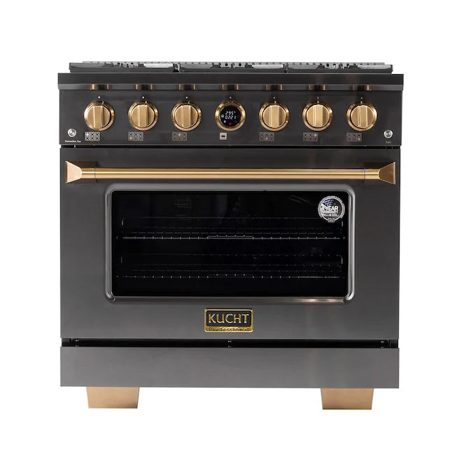 36 5.2 cu. ft. 6 Burner Natural Gas Dual Fuel Range Stainless Steel T765198
