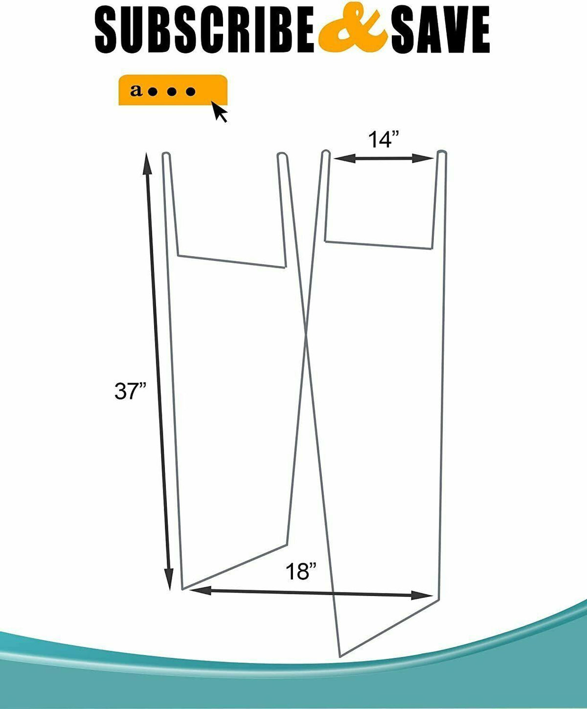 Steel Trash Bag Holder 55 Gallon C858