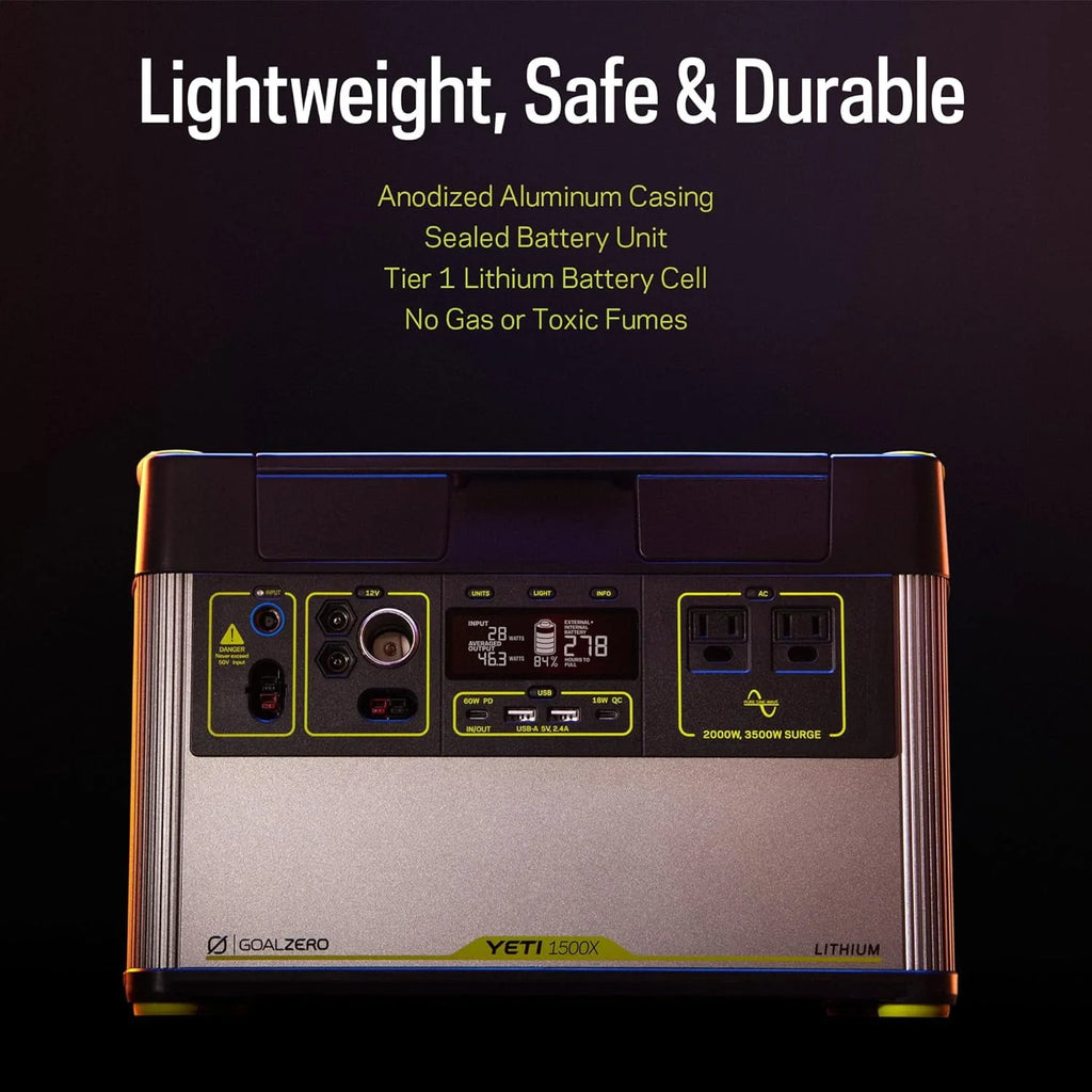 Portable Power Station 1516Wh Lithium Battery 2000 Watt W4891