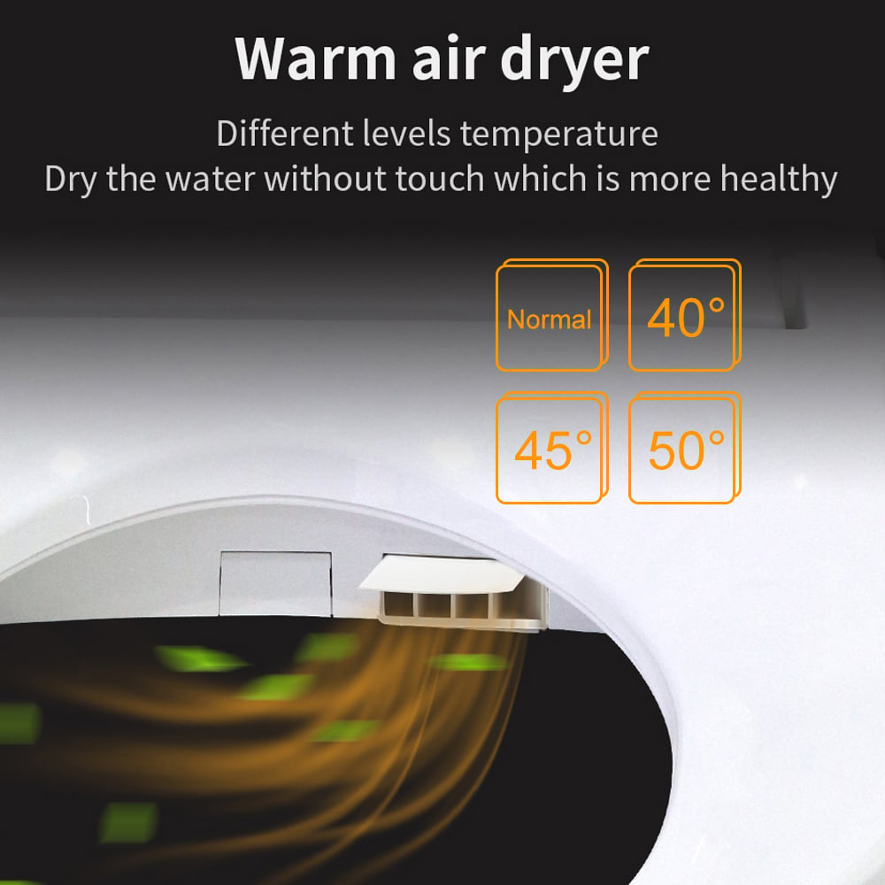 Small Size Smart Toilet One-Piece Elongated Floor Mounted U468737