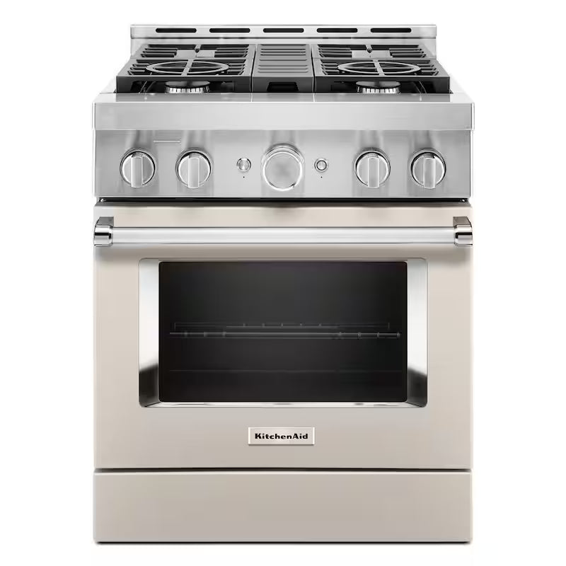 30 in. 4.1 cu. ft. Smart Gas Range with Self-Cleaning and True Convection G673