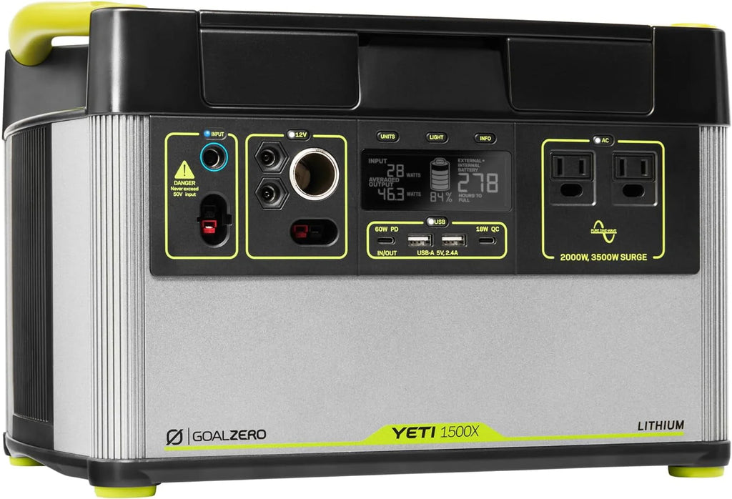 Portable Power Station 1516Wh Lithium Battery 2000 Watt W4891