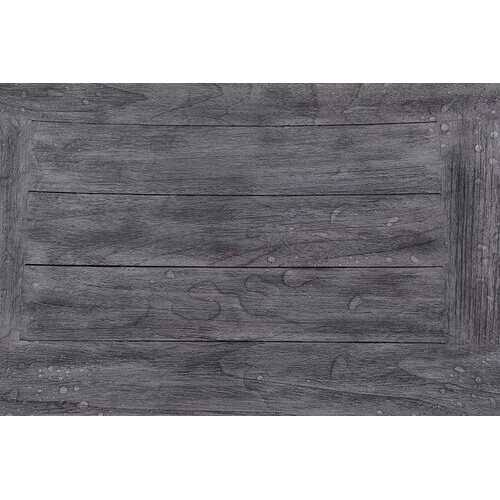 Gray Finish Teak Shower Bench with Shelf Y95843