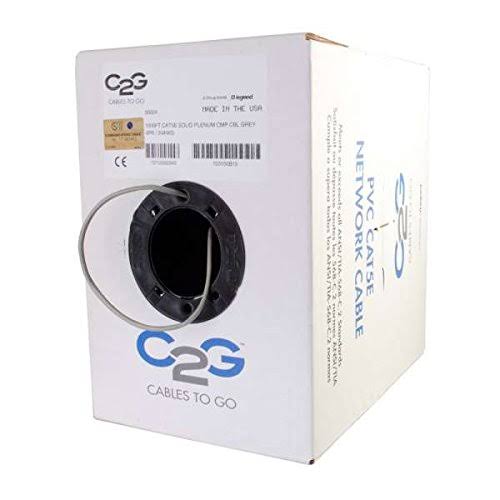 Gray CAT 5e Bulk Cable 1000 ft X530