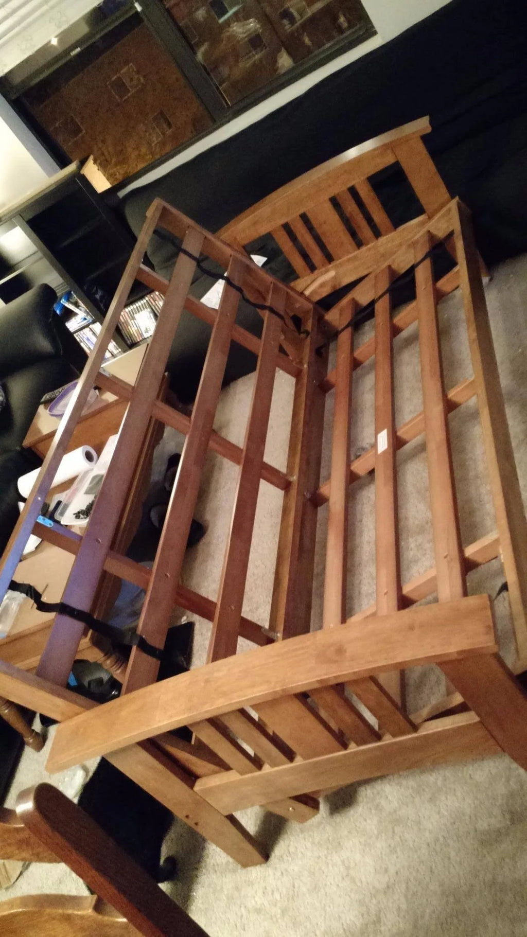 Full Size Wood Futon Frame B6043