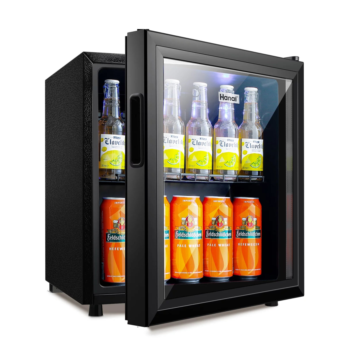 62-Can Beverage Refrigerator & Cooler with Glass Door N794