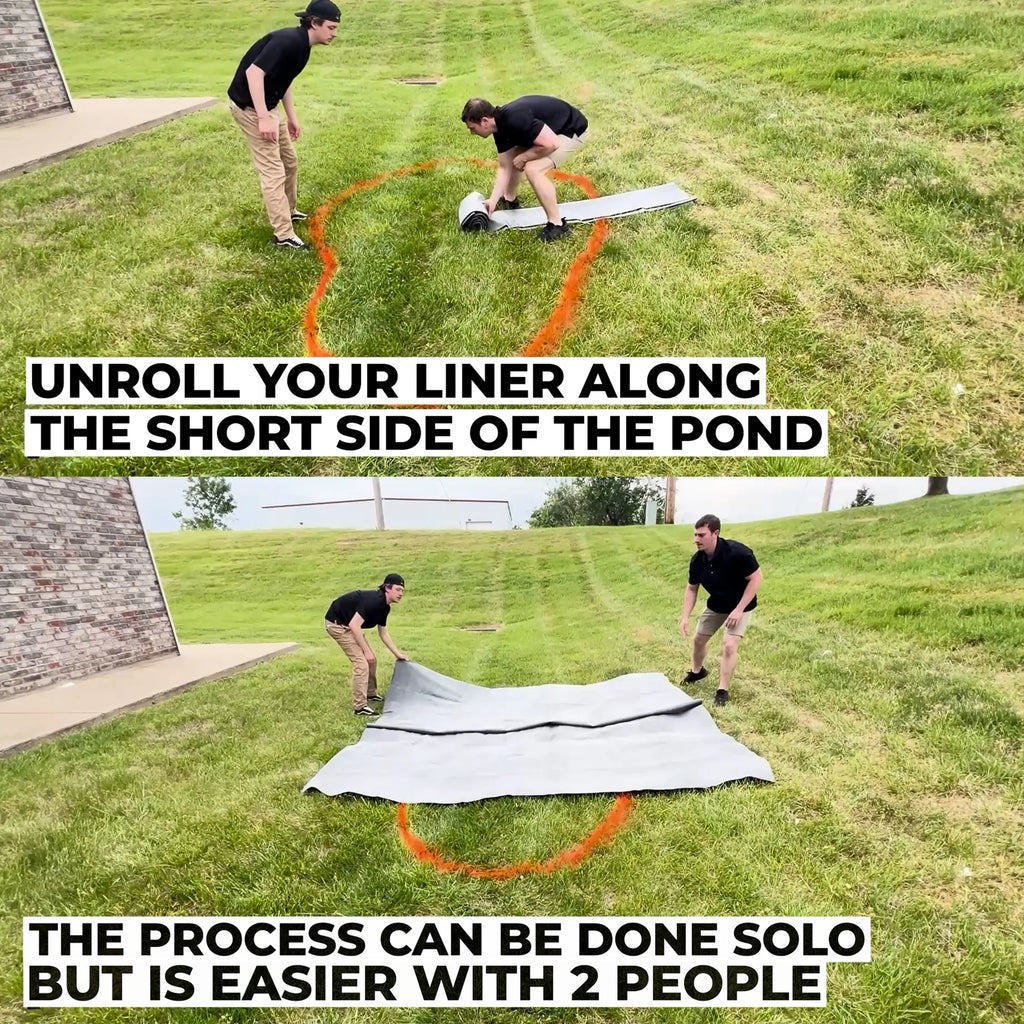 45 Mil EPDM Rubber Pond Liner 4 ft. x 20 ft. U885