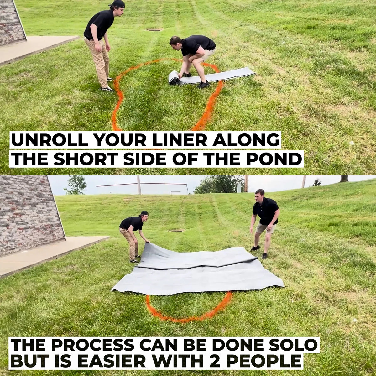 45 Mil EPDM Rubber Pond Liner 4 ft. x 20 ft. U885