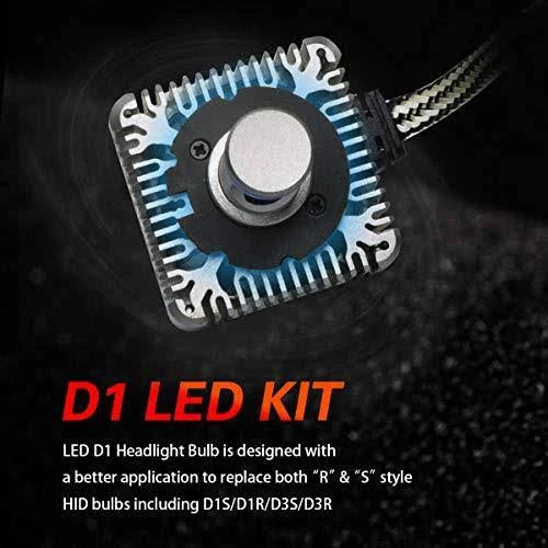LED Headlight Bulbs 72w 7600Lm 6000K Cool White 2PCS P895288