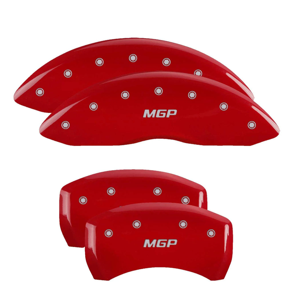 Red Brake Caliper Covers Front & Rear Set H945357