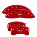 Red Brake Caliper Covers Front & Rear Set H945357