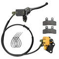Disc Brake Master Cylinder Caliper with Brake Pad Assembly for 50cc 70cc 90cc 110cc 125cc Dirt Bike A3479