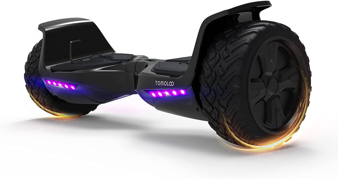 All Terrain 8.5In Self Balancing Hoverboard with Bluetooth Speakers and LED Lights V15530
